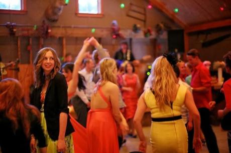 The Wedding of a Sparkley Disco Ball