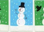 Sticker Snowmen Trading Cards