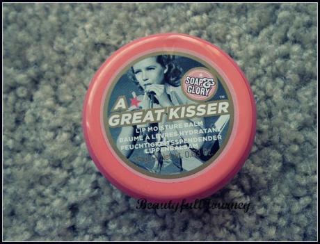 Soap & Glory A Great Kisser Juicy Peach lip balm Review. DSC03728cp