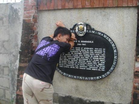 Visiting  Vicente  Manansala  Historical Landmark in Binangonan Rizal.