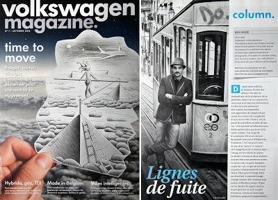 Editorial, interview and cover in Volkswagen Magazine (2013)