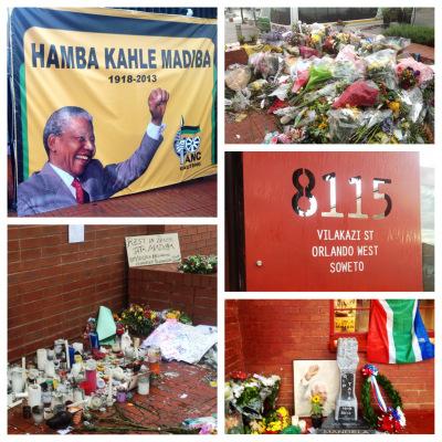 Source: Outside Mandela's old house, Vilakazi Street, Soweto.