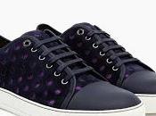 Smile With Your Feet: Lanvin Perforated Suede Trainers
