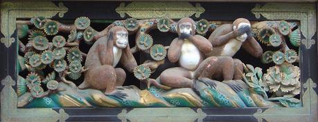 evolution of The Three Monkeys to modern art