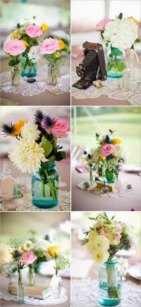 Vintage wedding decorations 