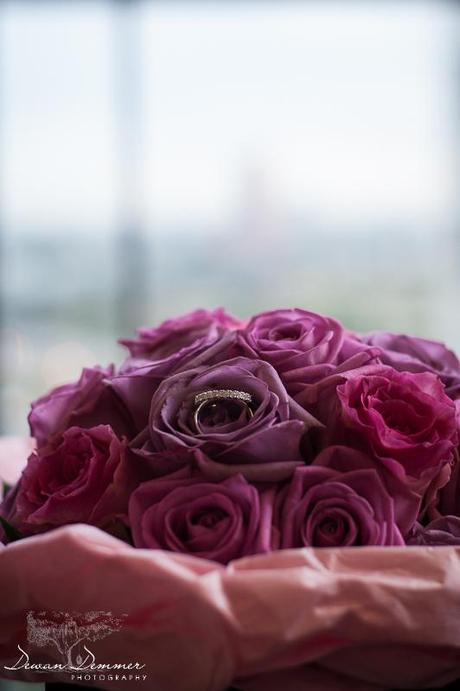 The ring in the bouquet