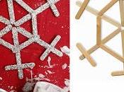 Glittery Popsicle Stick Snowflake