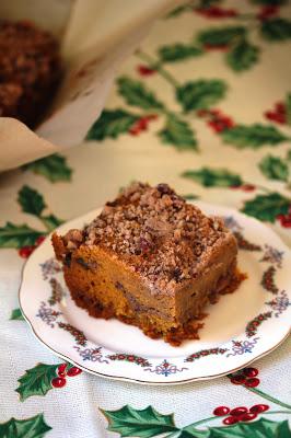 Vegan Pumpkin Coffee Cake with Pecans