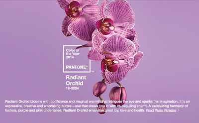Radiant Orchid: PANTONE Color of the year 2014