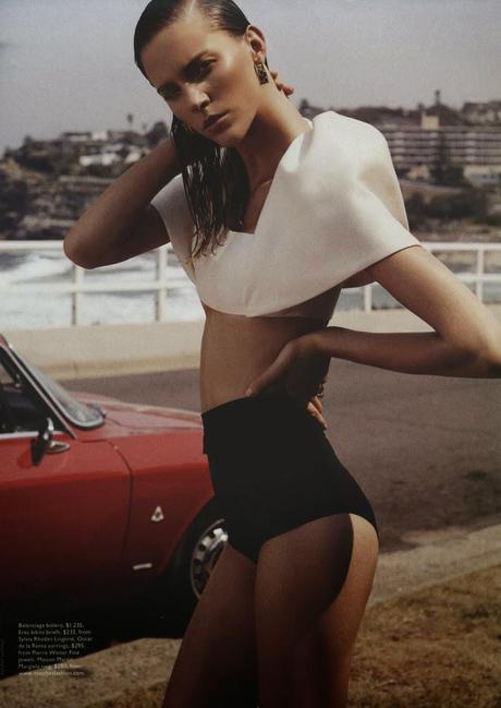  Nicole Pollard by Benny Horne for Vogue Australia January 2014 