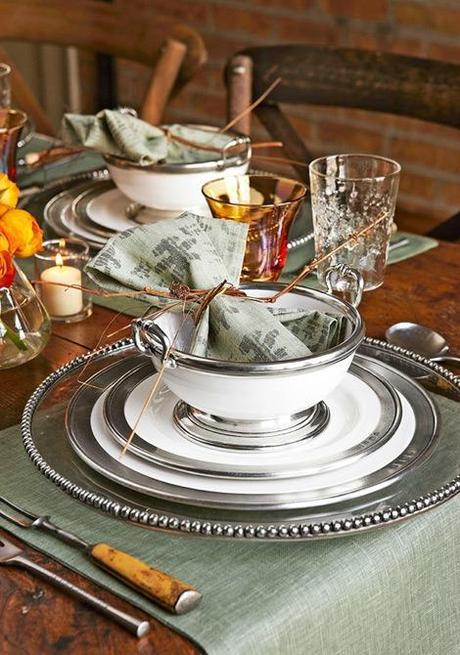 Simone Design Blog|Thanksgiving table setting