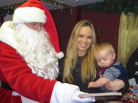 Ethan's first Santa Visit