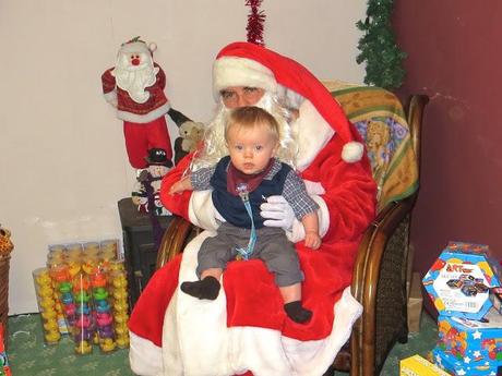 Ethan's first Santa Visit