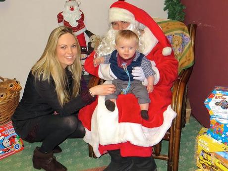 Ethan's first Santa Visit