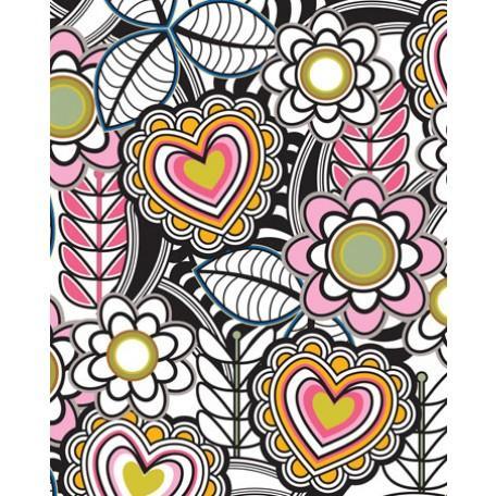 Artistic Gifts Oopsy daisy Hearts - Outline by French Bull by Jackie Shapiro 24x30 in
