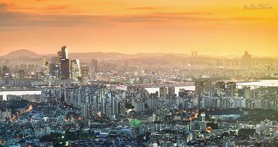 Seoul Panorama and Han River - South Korea - Photo by Ben Heine