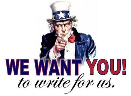 We want writers for our blog
