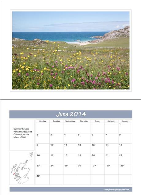Competition - win a pair of Photography Scotland wall calendars
