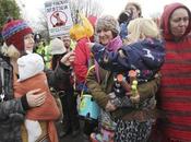 Anti-Fracking Protesters Clash with Police Drilling Site Near Manchester