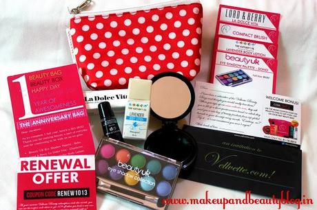 My September 2013 Vellvette Box