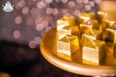 A Glistening Gold Geometric Luxe Party to Celebrate and bring in the New Year by Sweet Empire