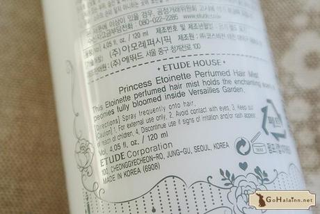 Etude House Princess Etoinette Perfumed Hair Mist