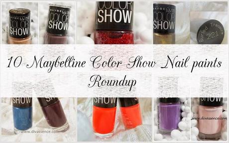 10 Maybelline Color Show Nail Paints