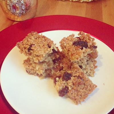 Toddler Treats; Fruit packed flapjack recipe!