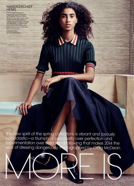 “More is More” by Craig McDean for Vogue US January 2014