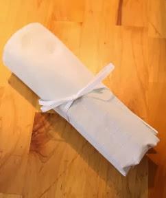 Easy DIY Gift - A Brush Roll From A Placemat!!!