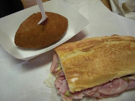The Ramblin’ Tampa Travel Guide Brocato's Deviled Crab and Cuban Sandwich