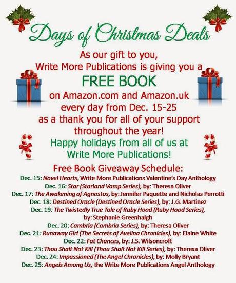 Write More Freebies! A free book from Dec. 15-25th.