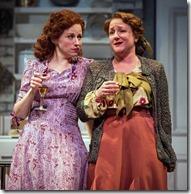 Heidi Kettenring and Kelli Fox in Merry Wives of Windsor, Chicago Shakespeare