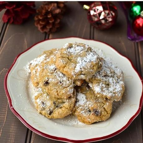 Almond-Pistachio Cloud Cookies (Gluten free & Dairy free recipe)