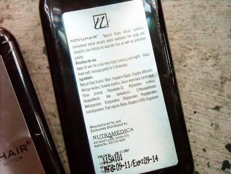 A girl rescued from baldness