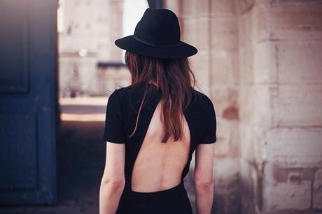 Backless knit dress zara