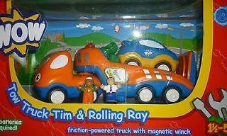 Tow Truck Tim and Rolling Ray Wow Toy Review