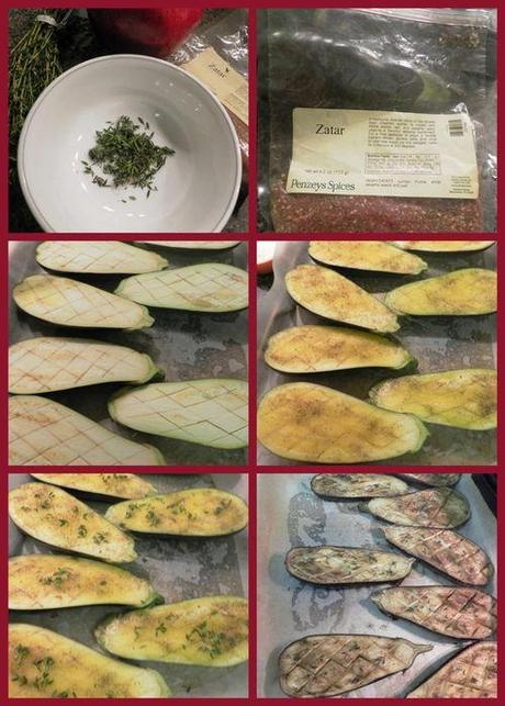 Ottolenghi eggplant - collage 2