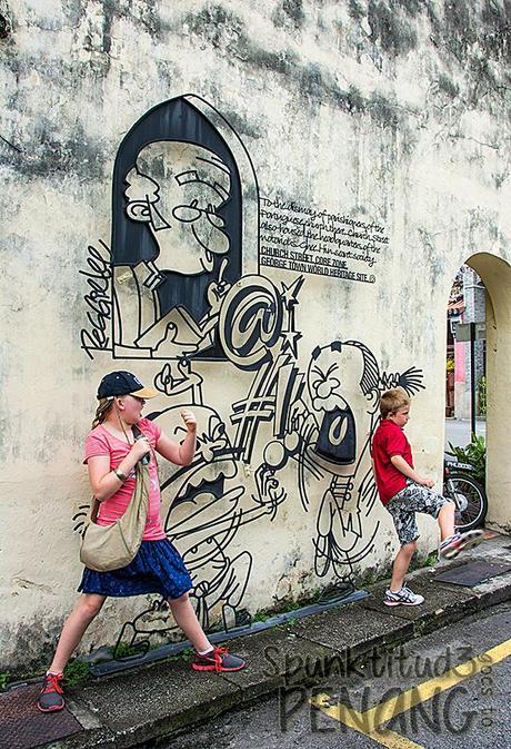 Penang - Street Art in Georgetown