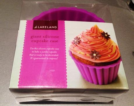 lakeland giant cupcake case silicon mold recipe and how to use