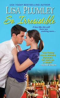 Lisa Plumley's So Irresistible mixes together pizza with HOT & steamy scenes for a sexy & fun romance