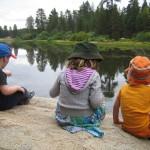 Quiet time next to the lake