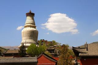 The White Pagoda, located in Taiyuan Temple, Wu Tai Shan