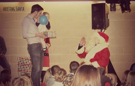 Meeting Santa & Dancing