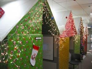Office Cubicles - Holiday Decor Ideas