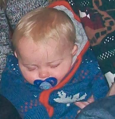 M & S Christmas Jumper Family Portrait