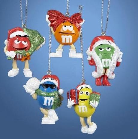 M&M's Inspired Christmas Tree Baubles