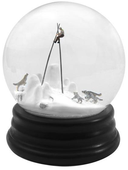 Walter Martin and Paloma Muñoz Scary Snow Globe 