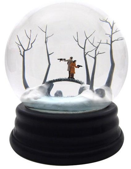 Walter Martin and Paloma Muñoz Scary Snow Globe 