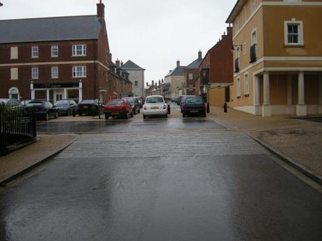 Poundbury Estate, Dorchester - Change of Direction to Slow Traffic